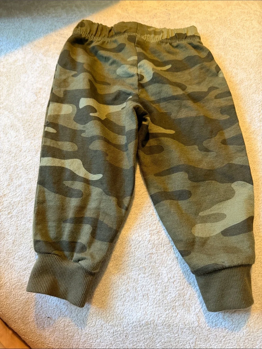 Carter's Olive Green Camo Jogger Pants